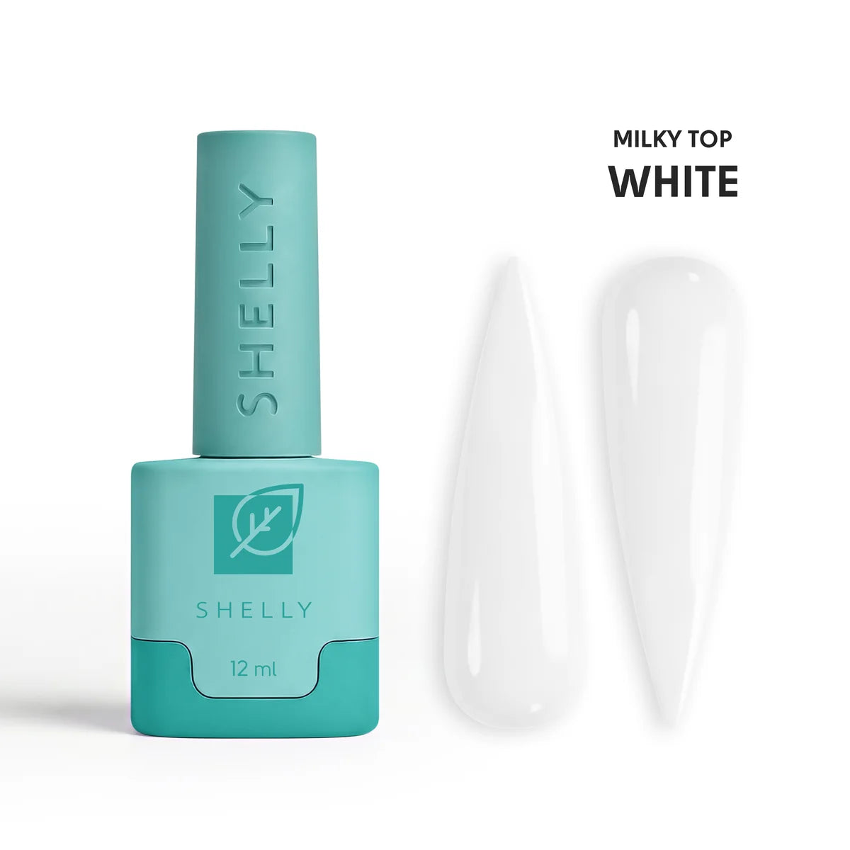 Shelly Milky No Wipe Top Coat – HEMA & TPO Free Gel Polish, 12 ml / 0.4 fl oz