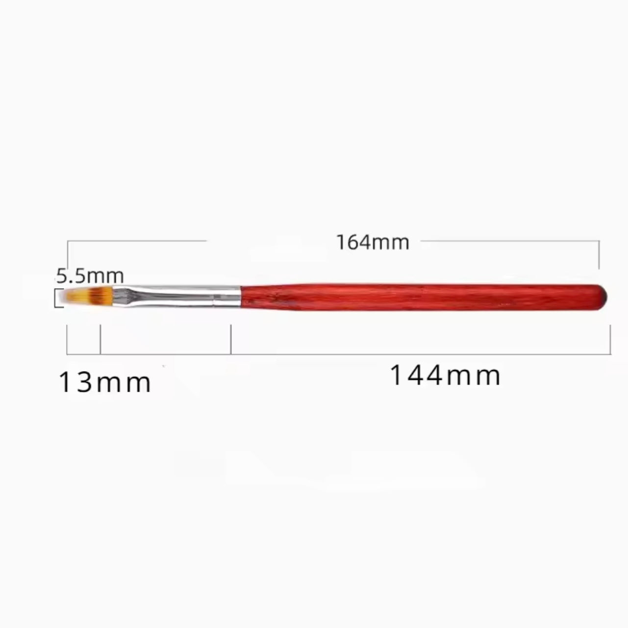 Nail Art Brush, Lace Ombre Gradient Acrylic Gel Brush, DIY Nail Design & Flower Painting Tool