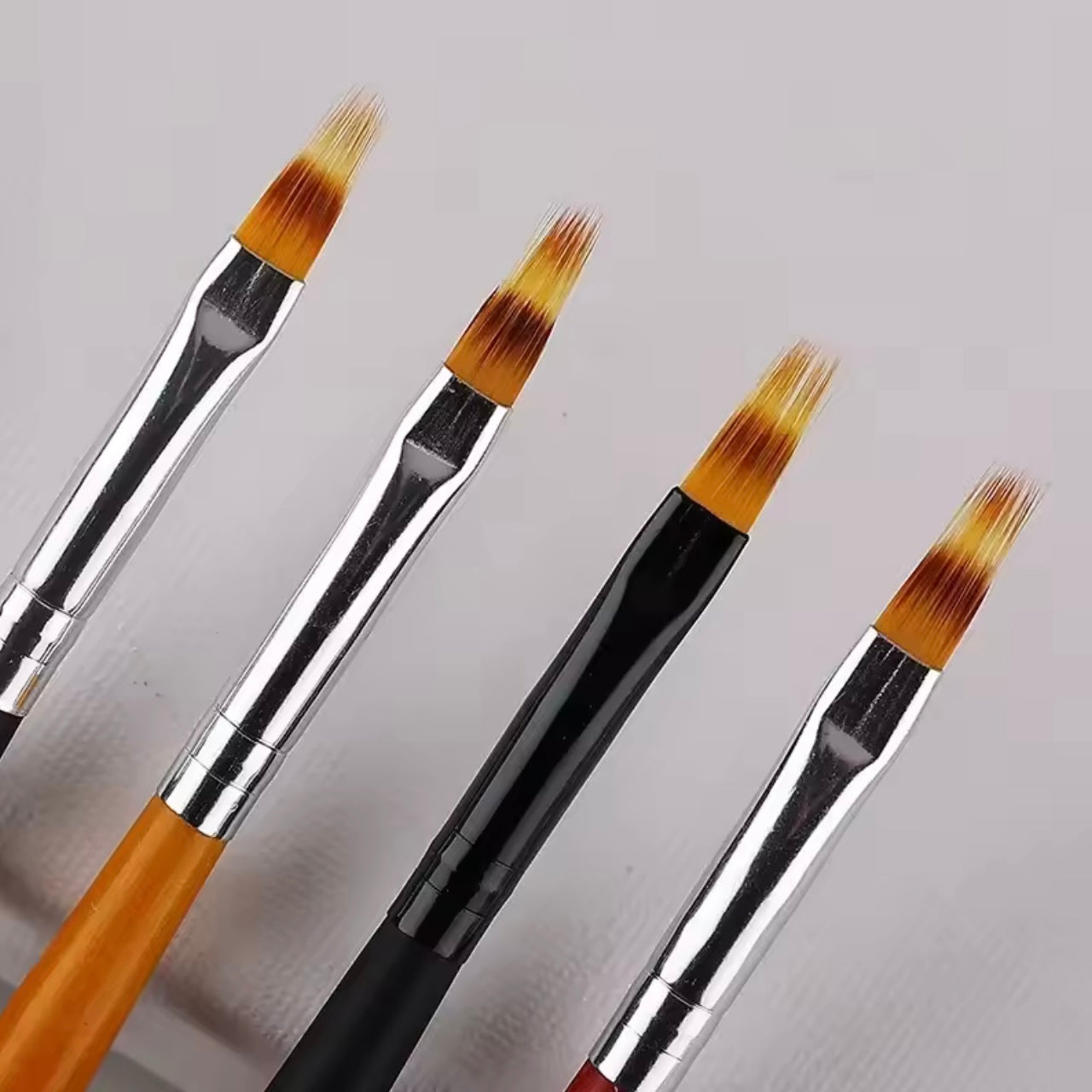 Nail Art Brush, Lace Ombre Gradient Acrylic Gel Brush, DIY Nail Design & Flower Painting Tool