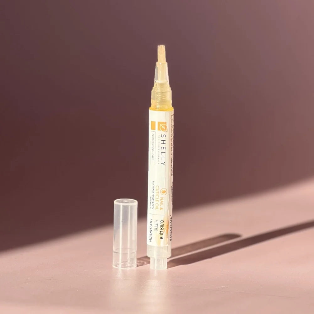 Shelly Nail and Cuticle Oil with Grapefruit Extract and Vitamin A 3 ml – Moisturizing & Strengthening Cuticle Care, Professional & Home Use