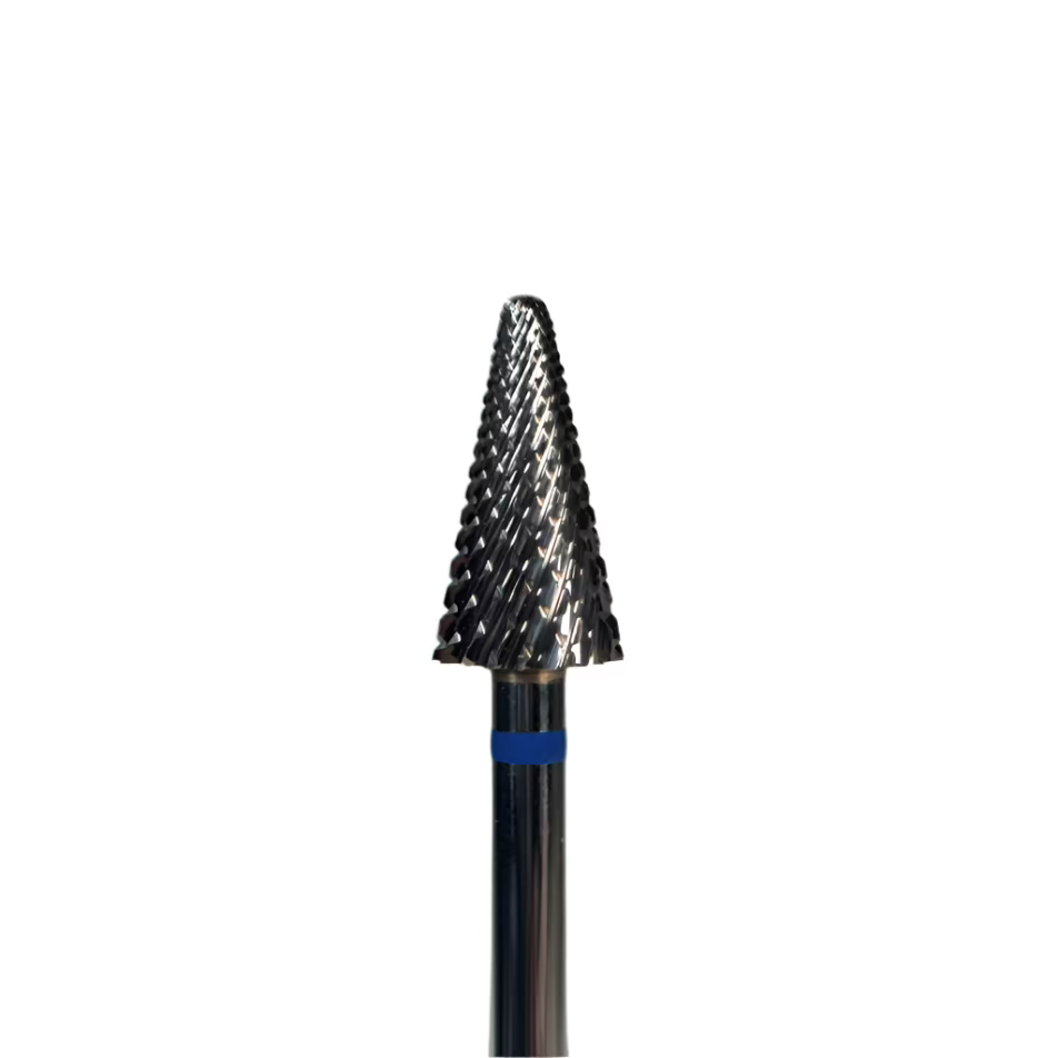 Via Prof Carbide Conical Drill Bit Cross Cut, Acrylic & Gel Removal