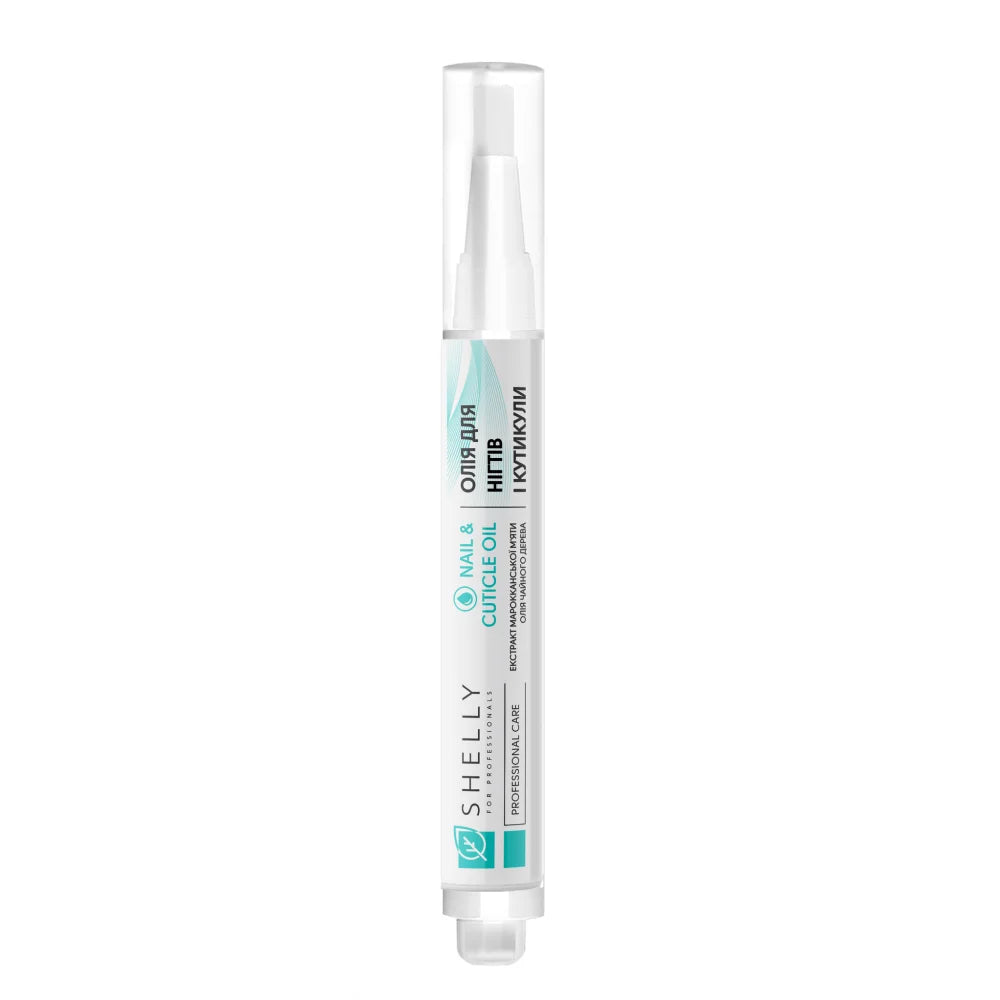 Shelly Nail and Cuticle Oil with Moroccan Mint Extract and Tea Tree Oil Shelly 3 ml – Nourishing & Strengthening Cuticle Care for Home & Salon