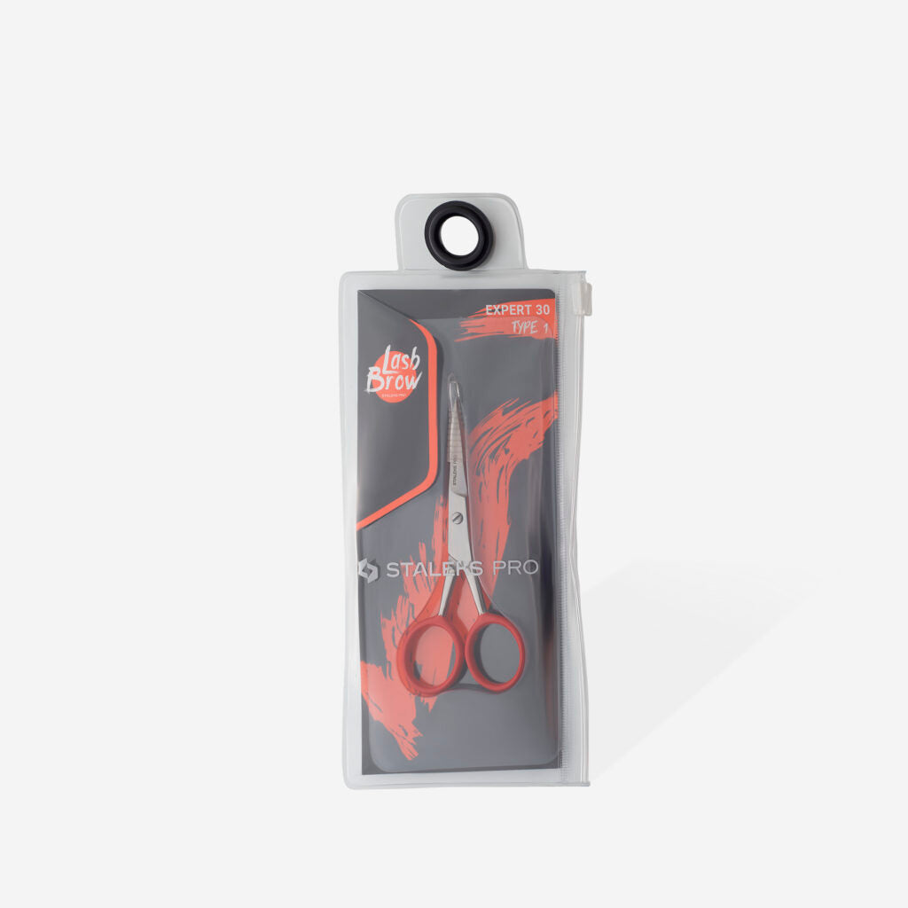 Staleks Professional Eyebrow Modeling Scissors EXPERT 30 TYPE 1