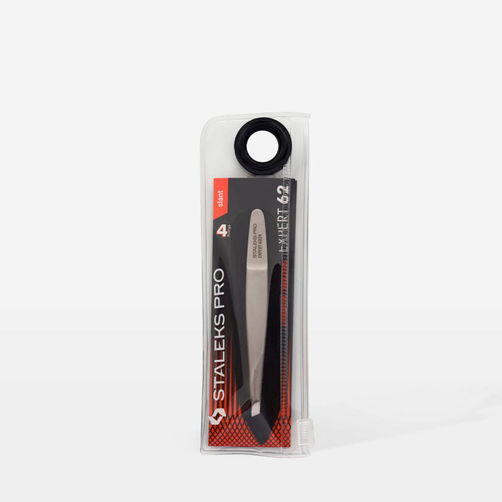 Staleks Eyebrow Tweezers EXPERT 62 TYPE 4 (Narrow Beveled)