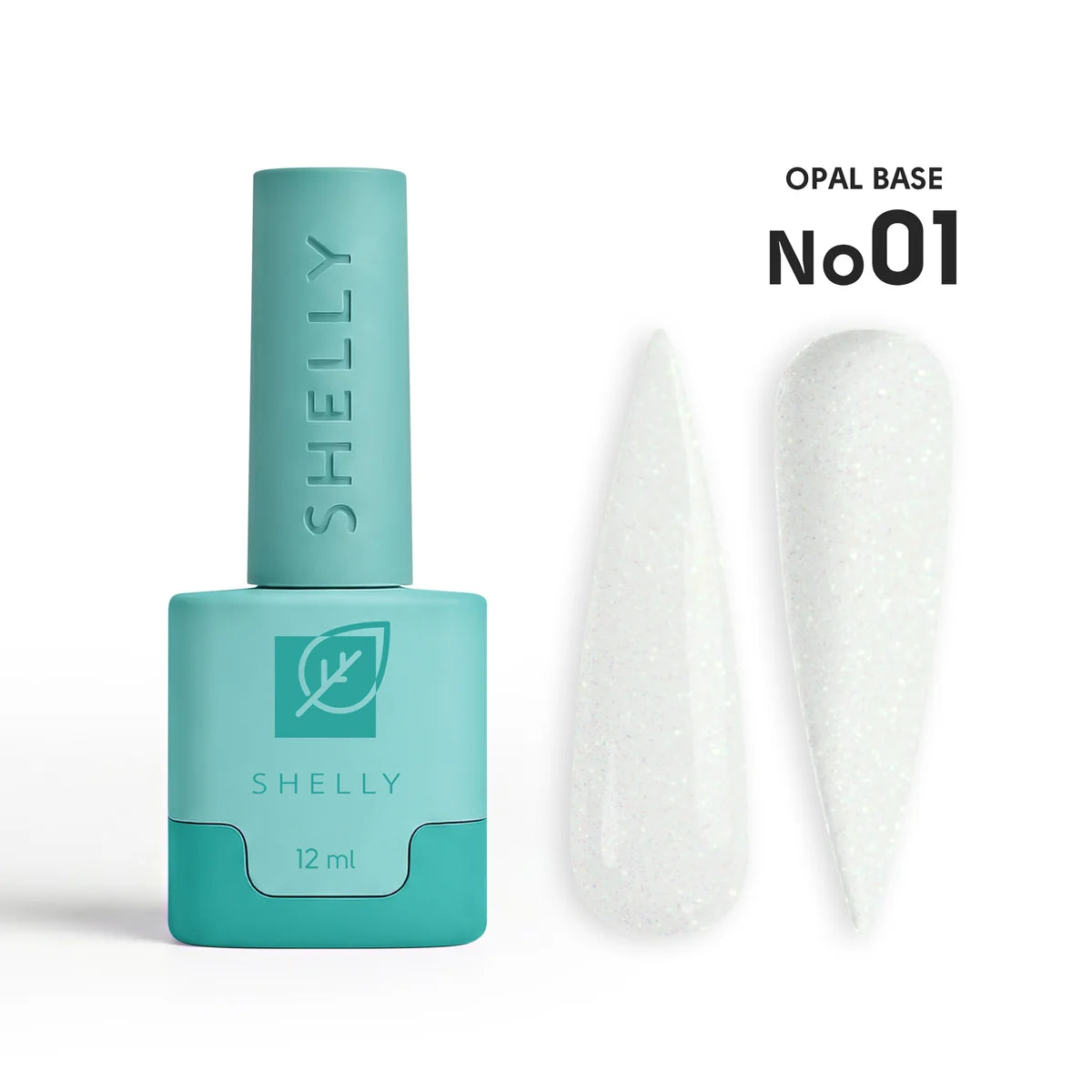 Shelly Opal Base 01 – HEMA & TPO Free Shimmer Camouflage Builder Base, 12 ml / 0.4 fl oz