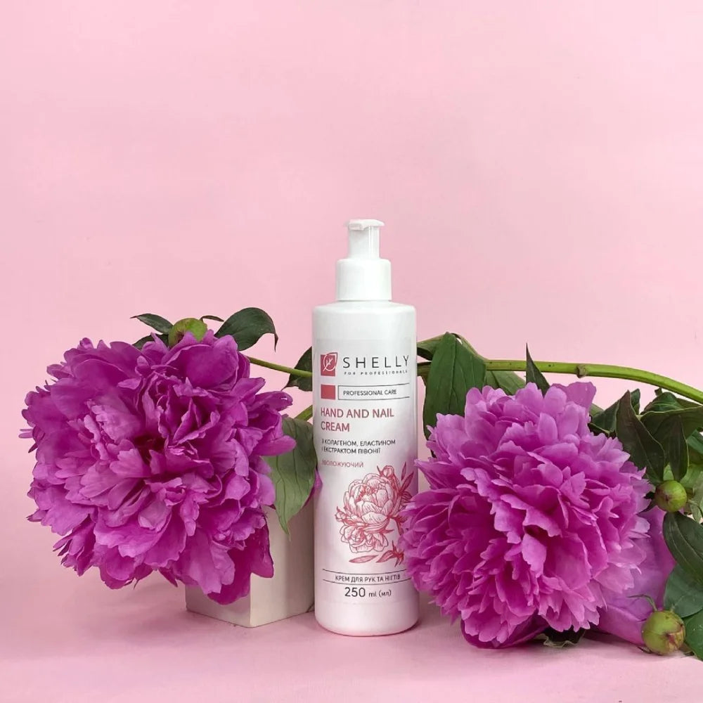 Shelly Hand & Nail Cream with Collagen, Elastin & Peony Extract 500 ml